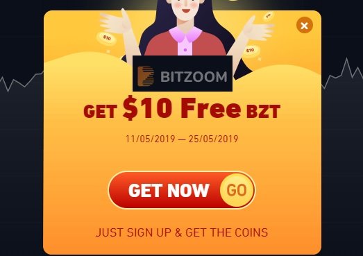 Криптовалютная биржа BITZOOM раздает 1000 BZT ($ 10) новым пользователям